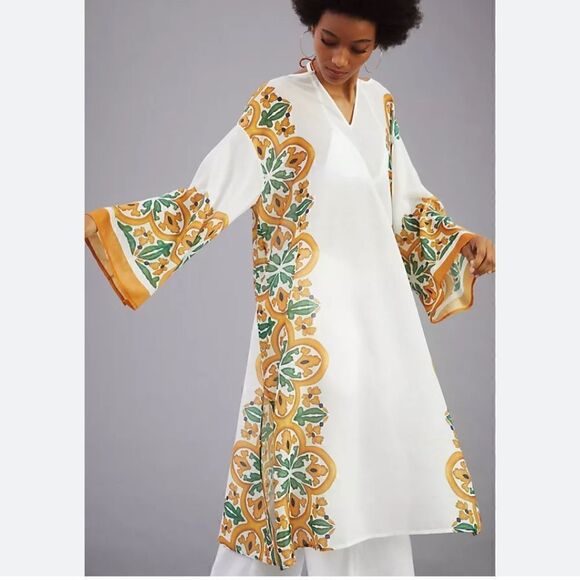 Maeve printed tassel kimono/swim cover up - Picture 7 of 7